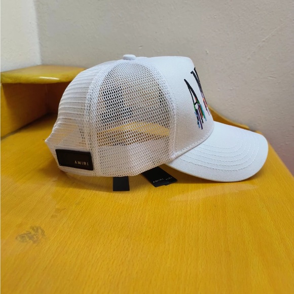 AMIRI White Hat with Multicolor Logo - Picture 11 of 11